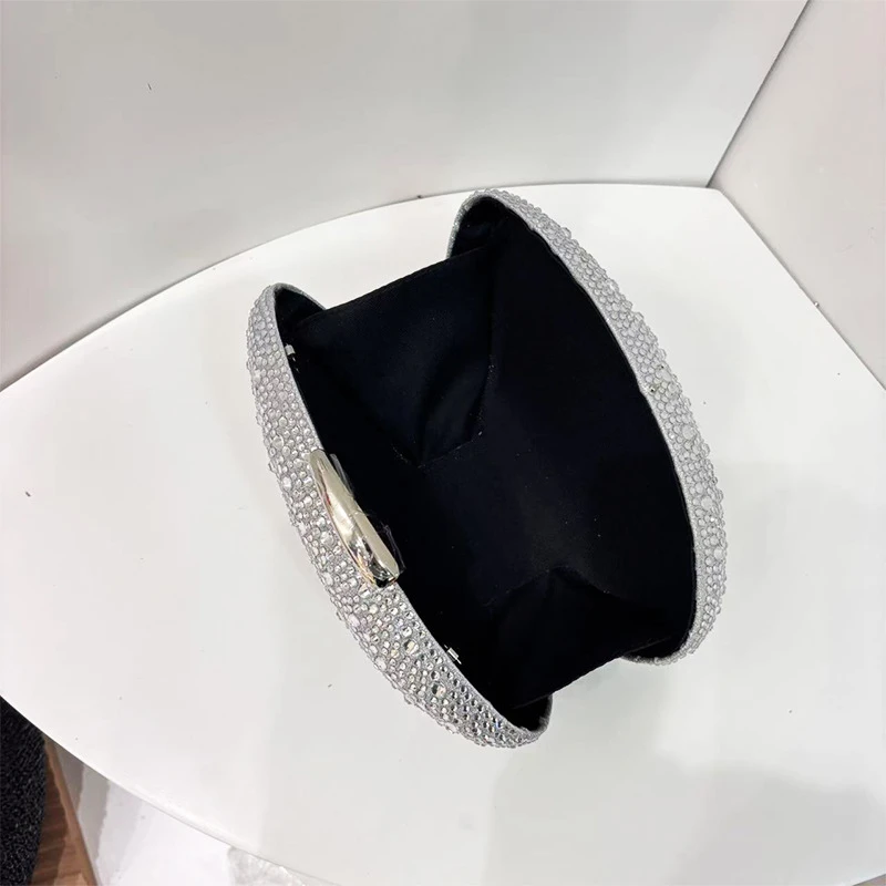 Trendy Classic Round Box Clutch - Image 6