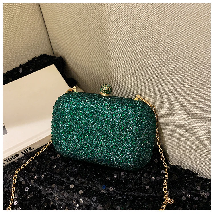 Sparkling Crystal Rhinestone Evening Clutch - Image 2