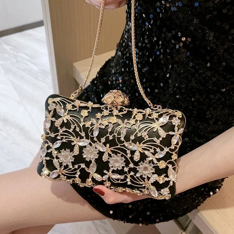 Luxury Small Square Bag, Celebrity Dress, Wedding Party Annual Meeting Bag